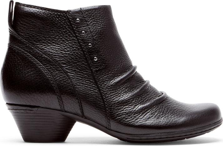 Cobb Hill Boots Laurel Rivet Boot Black - Wide