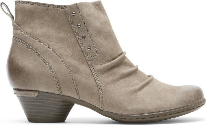 Cobb Hill Boots Laurel Rivet Bt Grey - Wide