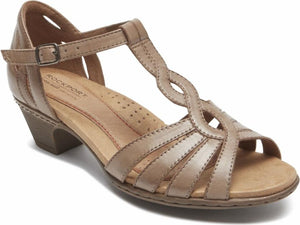 Cobb Hill Sandals Abbott Curvy T Brown