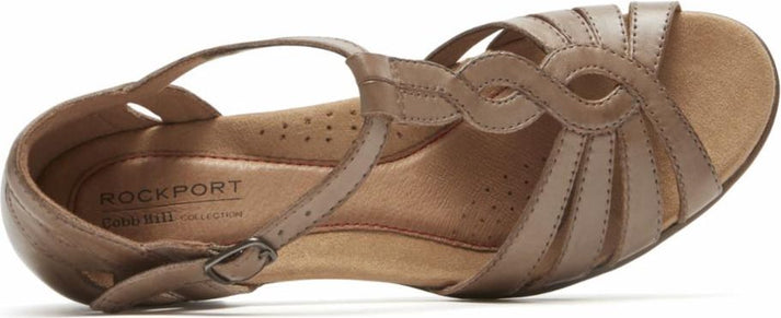 Cobb Hill Sandals Abbott Curvy T Brown