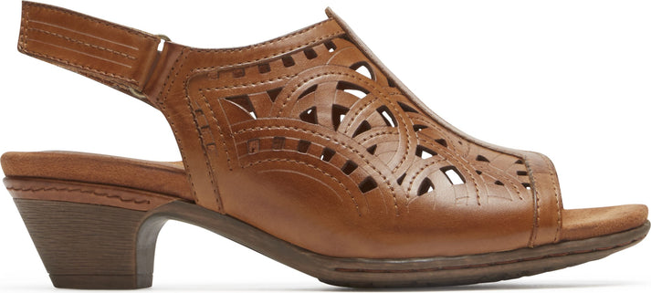 Cobb Hill Sandals Abbott Hi Vamp Tan - Narrow