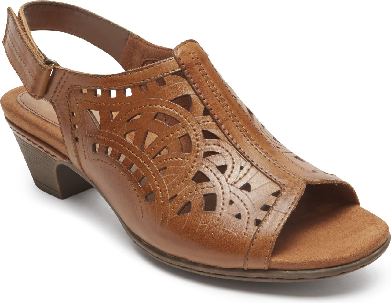 Cobb Hill Sandals Abbott Hi Vamp Tan - Narrow