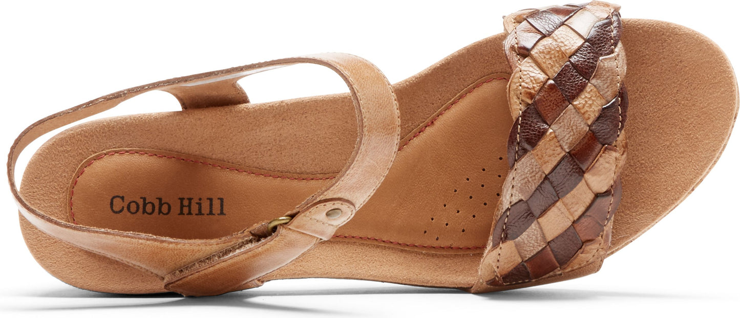 Cobb Hill Sandals Alleah Adjustable Strap Light Brown