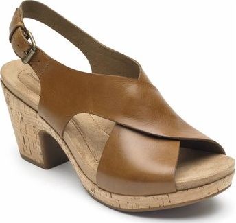 Cobb Hill Sandals Alleah Sling Brown - Wide