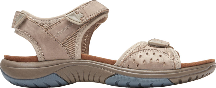 Cobb Hill Sandals Franklin Three Strap Nude - Wide