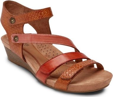 Cobb Hill Sandals Hollywood 4 Str Tan - Wide