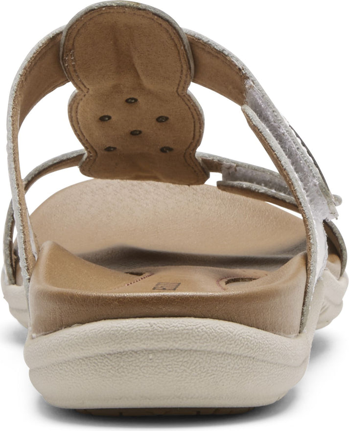 Cobb Hill Sandals Hollywood Slide White - Wide