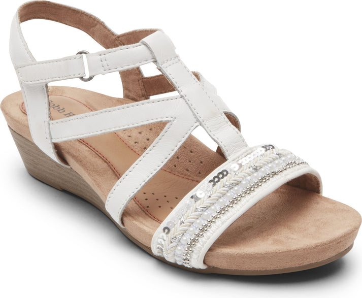 Cobb Hill Sandals Hollywood Sling White - Wide