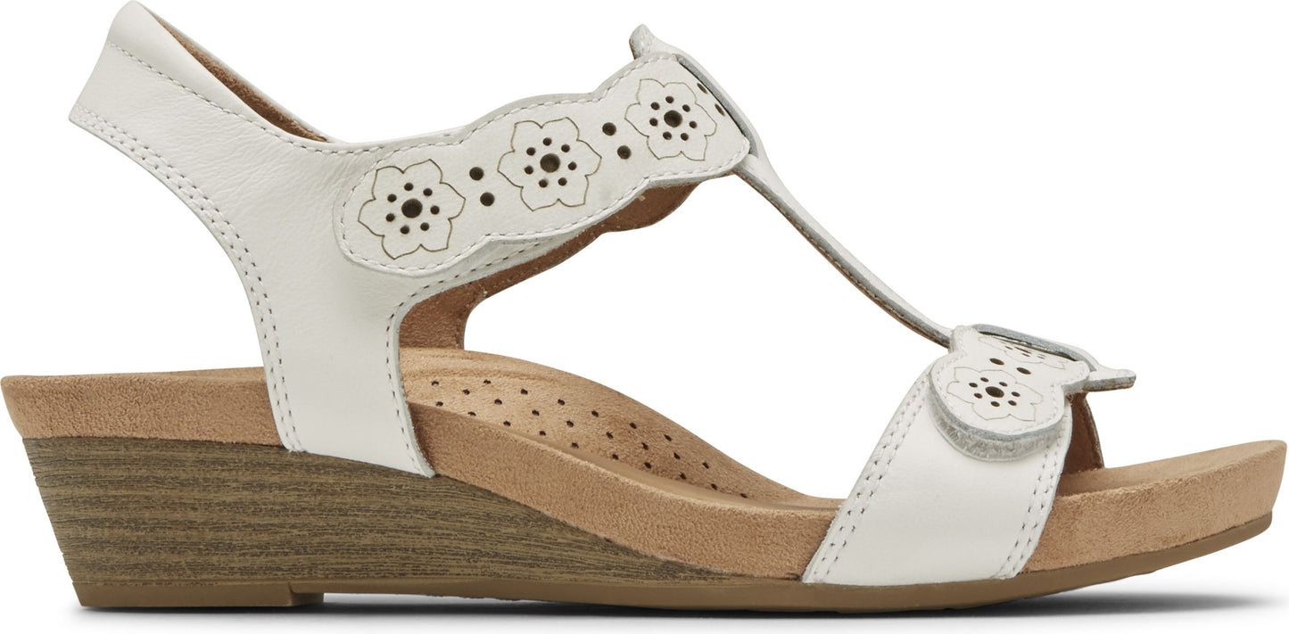 Cobb Hill Sandals Hollywood Tstrap White - Wide