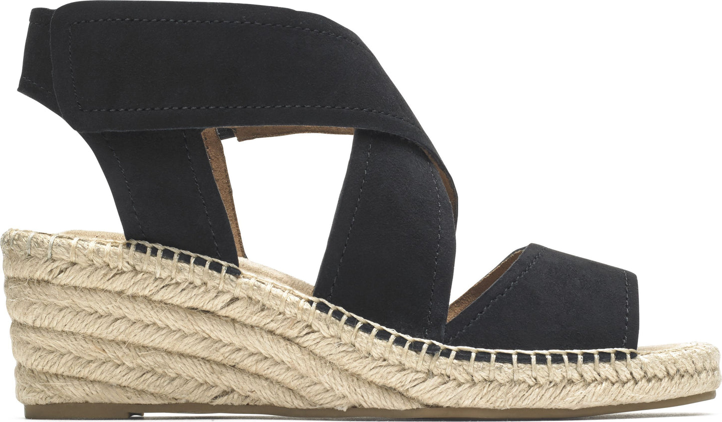 Cobb Hill Sandals Kairi Cross Strap Black - Wide