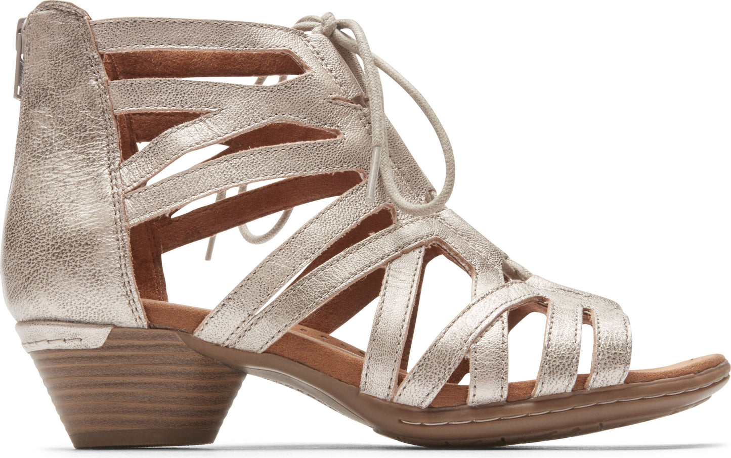 Cobb Hill Sandals Laurel Caged Gold - Wide