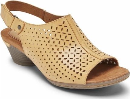 Cobb Hill Sandals Laurel Slingback Yellow - Wide