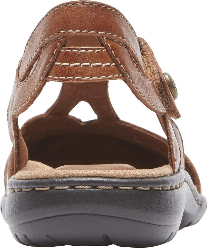 Cobb Hill Sandals Penfield Tsandal Brown - Wide