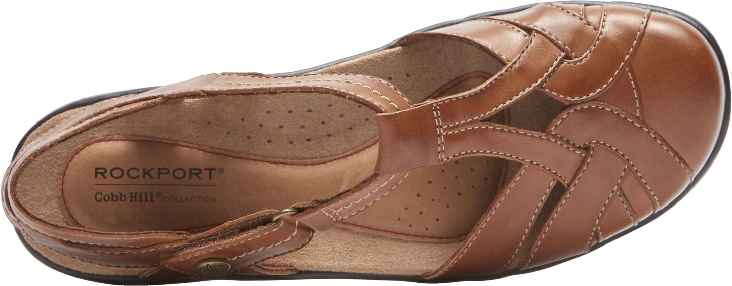 Cobb Hill Sandals Penfield Tsandal Brown - Wide