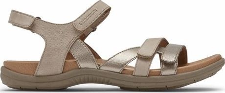 Cobb Hill Sandals Rubey Instep Strap Brown - Wide