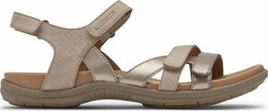 Cobb Hill Sandals Rubey Instep Strap Brown - Wide