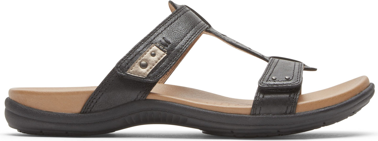 Cobb Hill Sandals Rubey Slide Black - Narrow