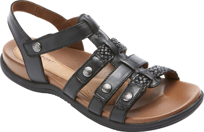 Cobb Hill Sandals Rubey T-strap Black - Narrow