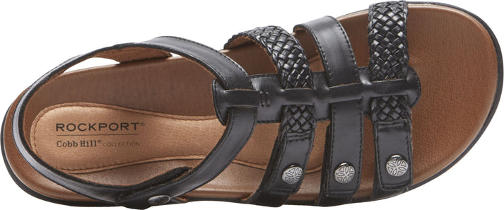 Cobb Hill Sandals Rubey T-strap Black - Narrow