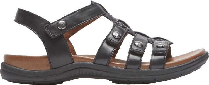 Cobb Hill Sandals Rubey T-strap Black - Narrow