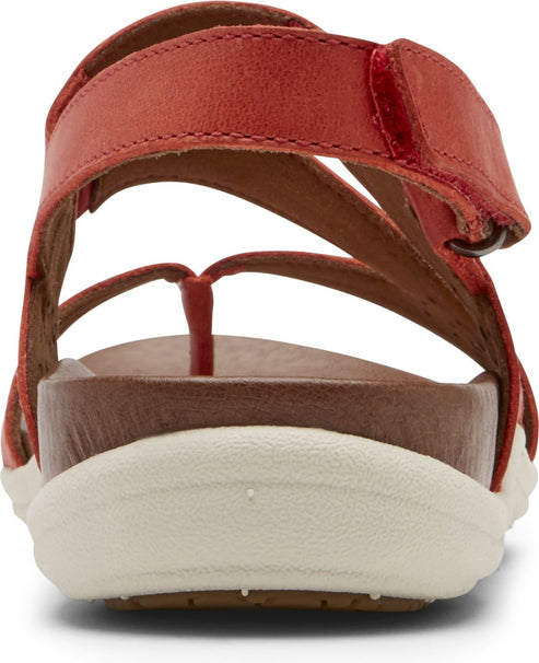 Cobb Hill Sandals Rubey Thong Sling Red - Wide