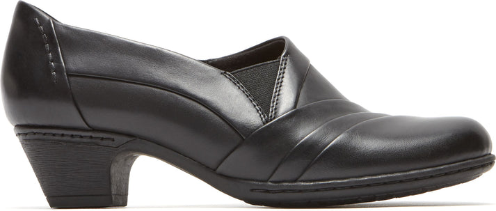 Cobb Hill Shoes Abbott Slipon Black - Wide