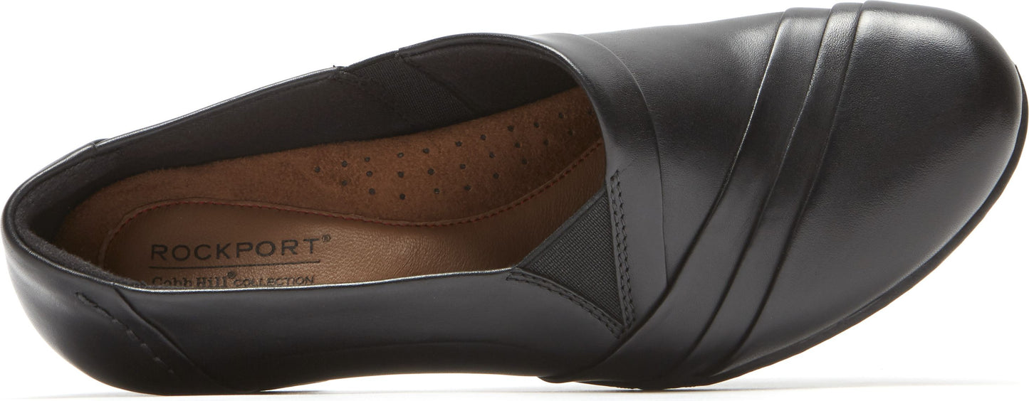 Cobb Hill Shoes Abbott Slipon Black - Wide