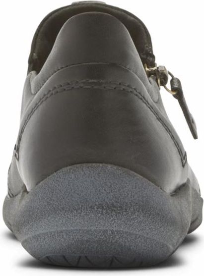 Cobb Hill Shoes Amalie Zipper Slipon Black - Wide