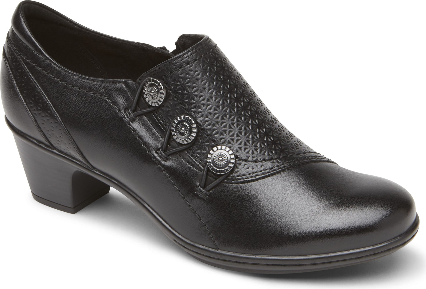 Cobb Hill Shoes Kailyn High Vamp Black - Wide