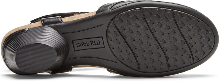 Cobb Hill Shoes Laurel Adjustable Strap Black - Wide