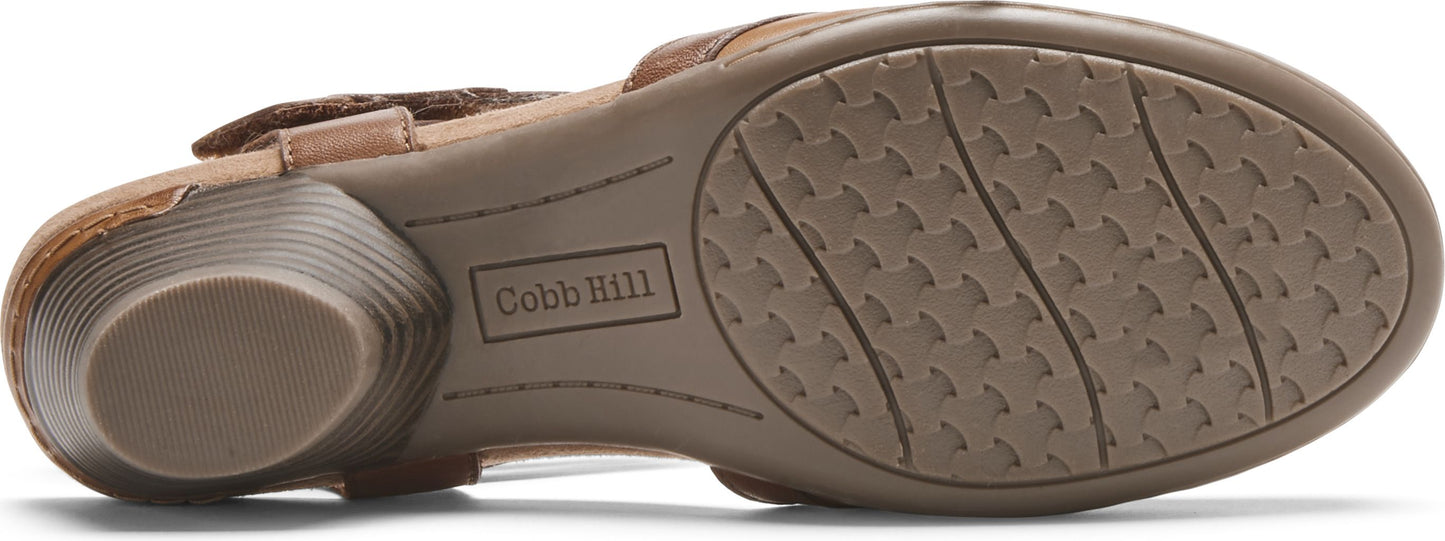 Cobb Hill Shoes Laurel Adjustable Strap Dk Brown