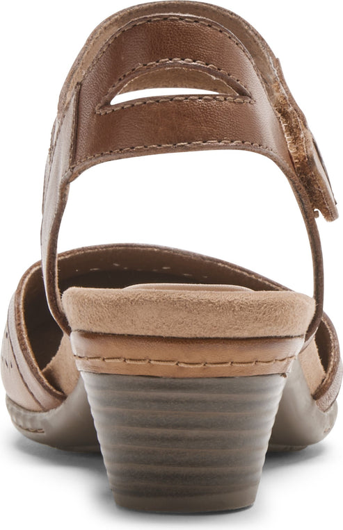 Cobb Hill Shoes Laurel Adjustable Strap Dk Brown