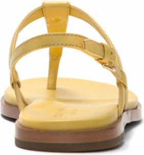 Cole Haan Sandals Flora Thong Sunset Gold Leather Yellow