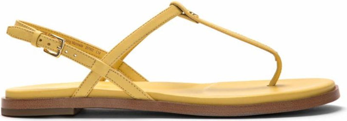 Cole Haan Sandals Flora Thong Sunset Gold Leather Yellow