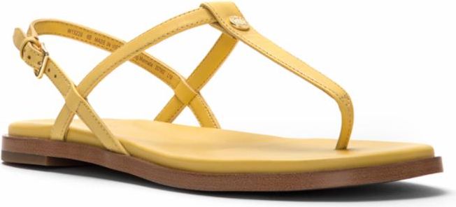 Flora Thong Sunset Gold Leather Yellow