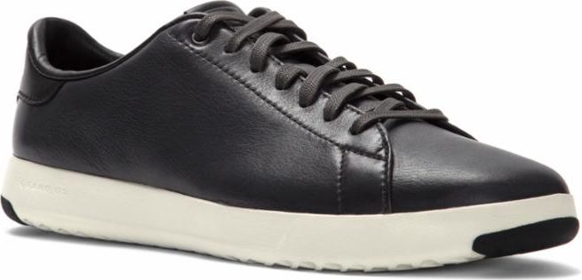 Grandpro Tennis Burnished Pavement Leather Black