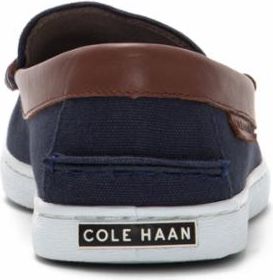 Cole Haan Shoes Nantucket Loafer Navy Canvas Chestnut