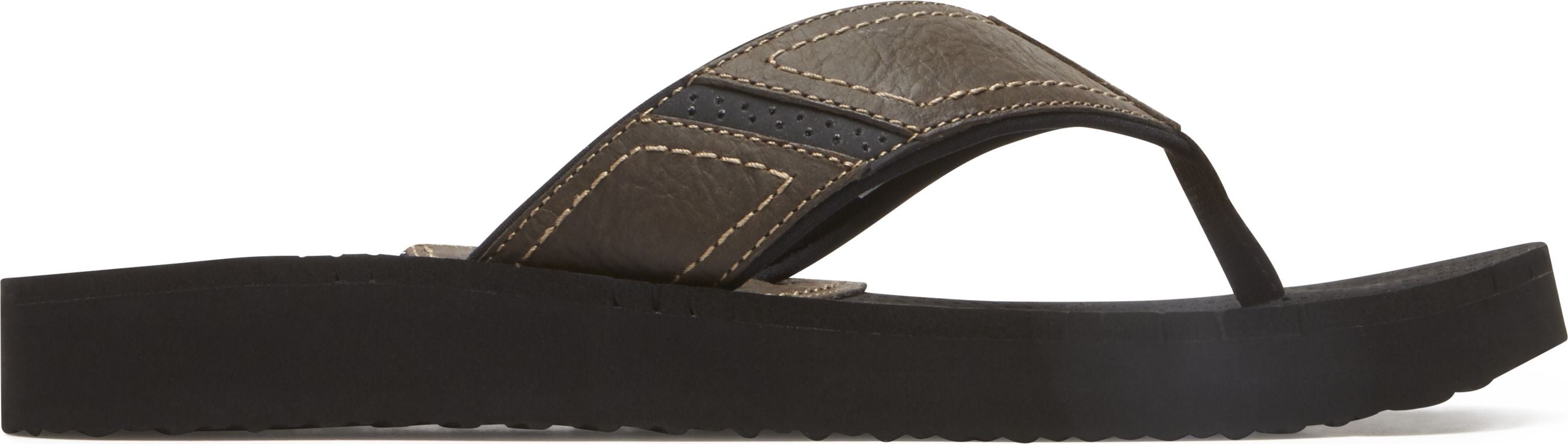 Carter Flip Flop Thong Brown Extra Wide Quarks Shoes