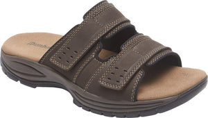 Dunhan Sandals Newport Slide Dark Brown - Extra Extra Wide