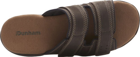 Dunhan Sandals Newport Slide Dark Brown - Extra Extra Wide