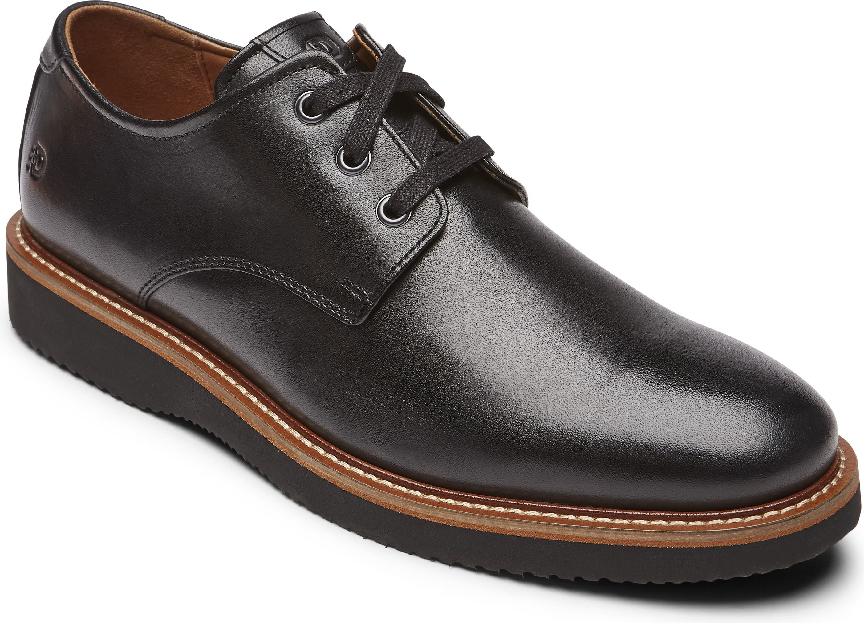 Clyde Plaintoe Black - Extra Wide