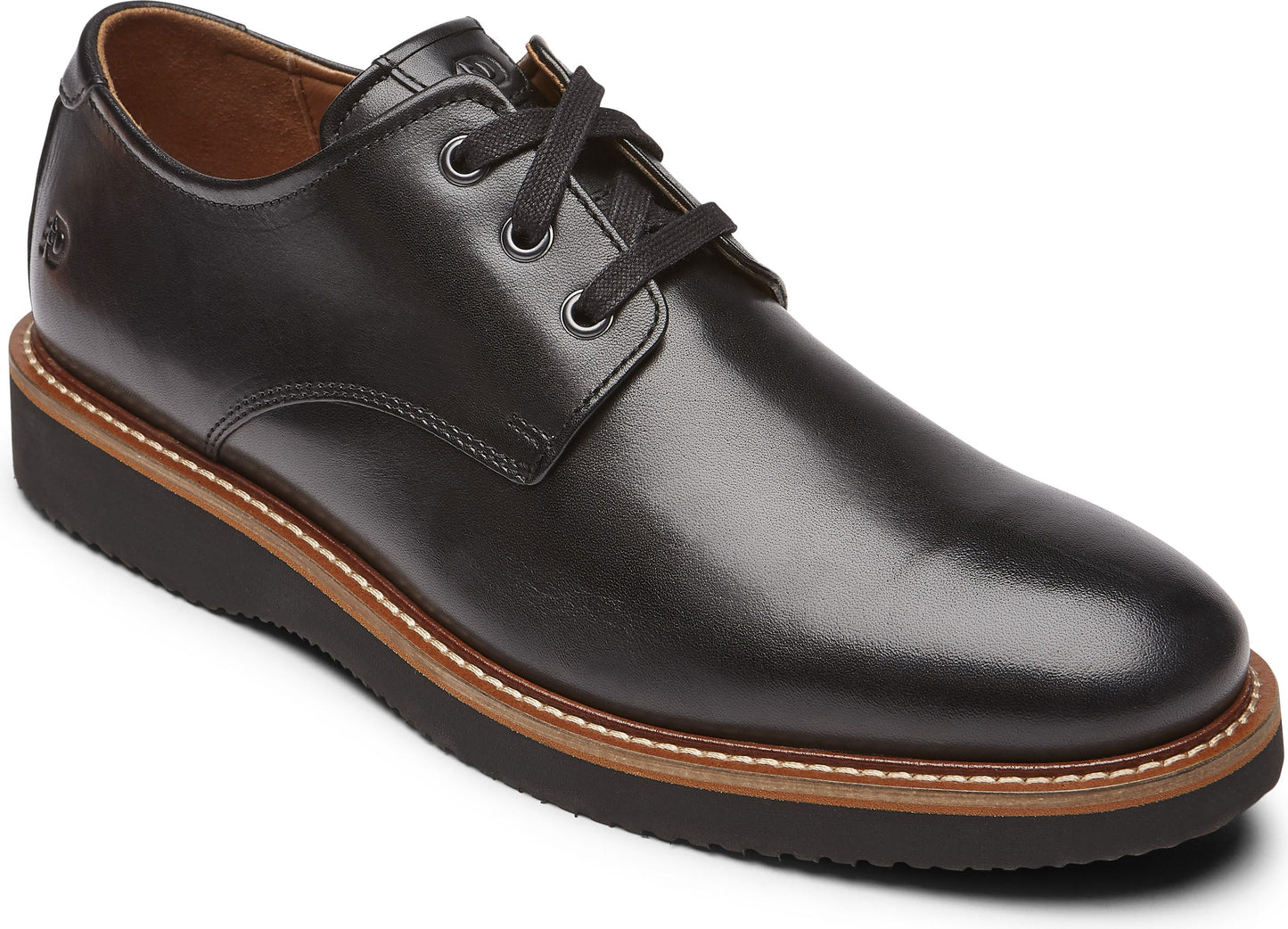 Dunhan Shoes Clyde Plaintoe Black - Wide