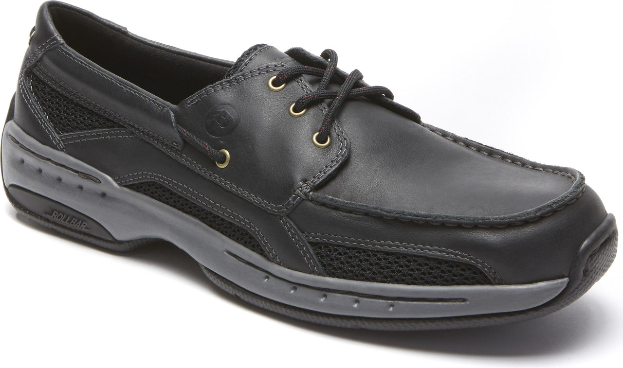 Dunhan Shoes Waterford Captain Boat Shoe Black - Extra Wide