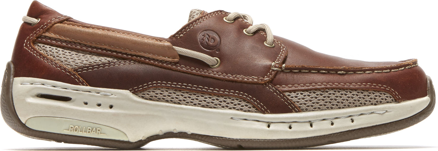 Dunhan Shoes Waterford Captain Boat Shoe Brown - Extra Wide