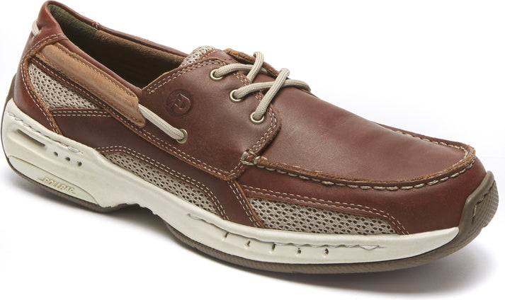 Dunhan Shoes Waterford Captain Boat Shoe Brown - Extra Wide