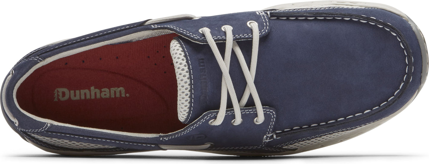 Dunhan Shoes Waterford Captain Boat Shoe Navy - Extra Extra Wide