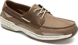 Dunhan Shoes Waterford Captain Boat Shoe Taupe - Extra Extra Wide