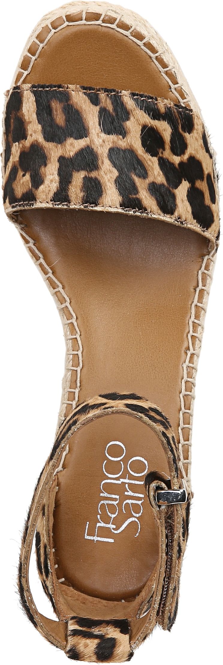 Franco Sarto Sandals Clemens Camel Animal - Wide