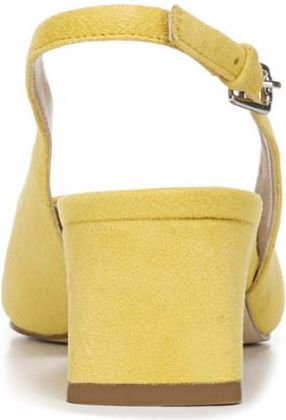 Franco Sarto Shoes Racer Yellow Diva Suede