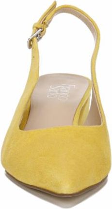 Franco Sarto Shoes Racer Yellow Diva Suede